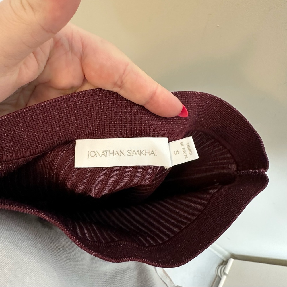 Jonathan Simkhai Ashton Patchwork Plaited Rib Kni… - image 6